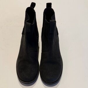 Teva Black Suede Ankle Boots